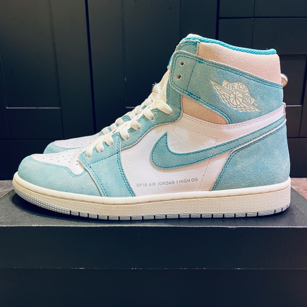 Nike Air Jordan 1 Turbo Green Size 11 Extra Laces